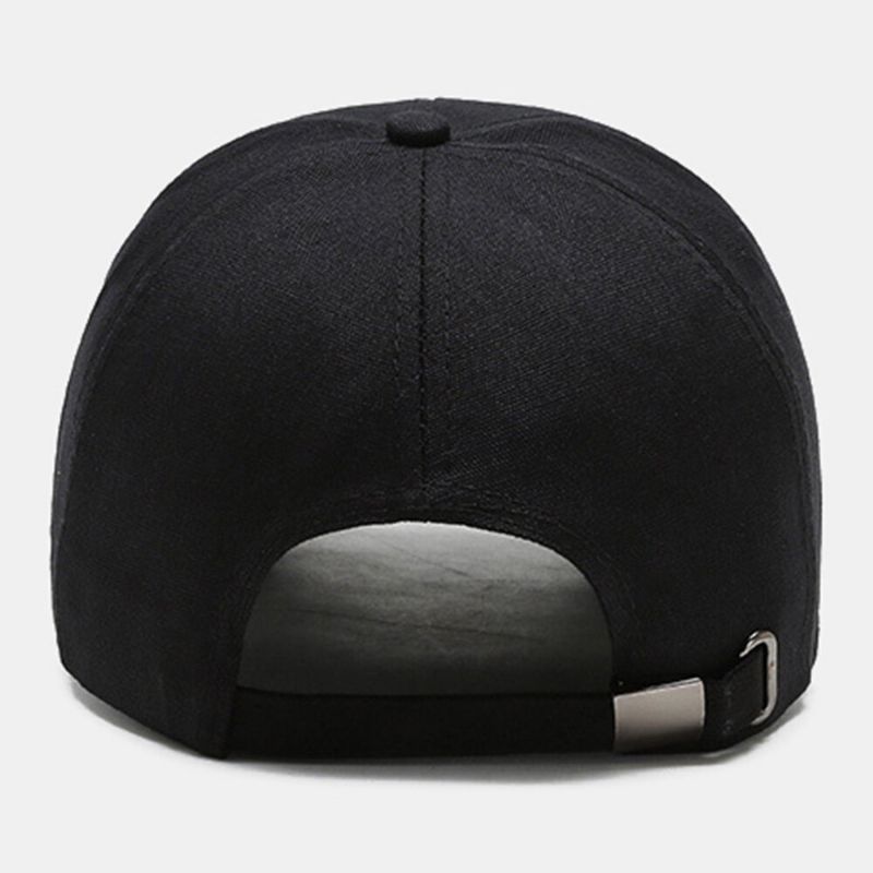 Unisex Casual Canvas Förläng Brätte Väska Brätte Baseballkeps Utomhus Cykling Fiske Solskydd Justerbar Hatt