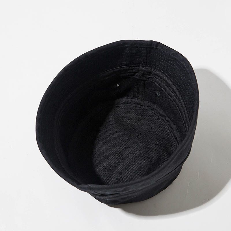 Unisex Enfärgad Bomullsmössa Bucket Hats