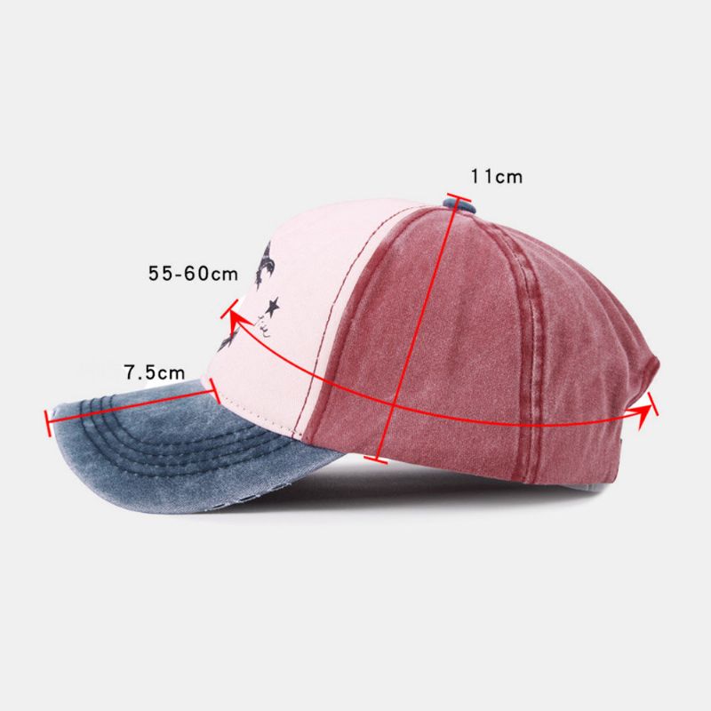 Unisex Fabrikat Gammalt Piratskepp Ankarmönster Murgröna Keps Utomhus Suncreen Baseball Hattar Stretch Fit Keps