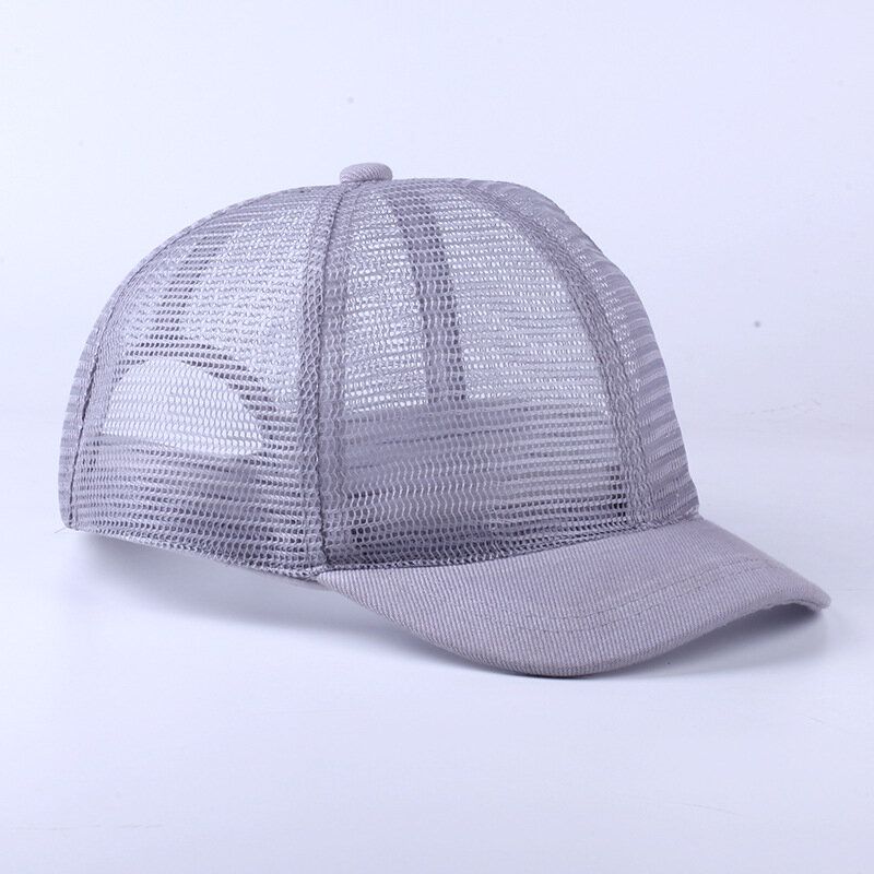 Unisex Full Mesh Andningsbar Justerbar Kortkurva Basebollkepsar