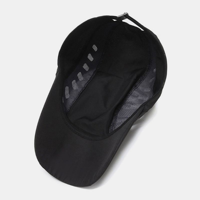 Unisex Mesh Snabbtorkande Solskydd I Enfärgad Solskydd Tunn Baseballhatt Som Andas