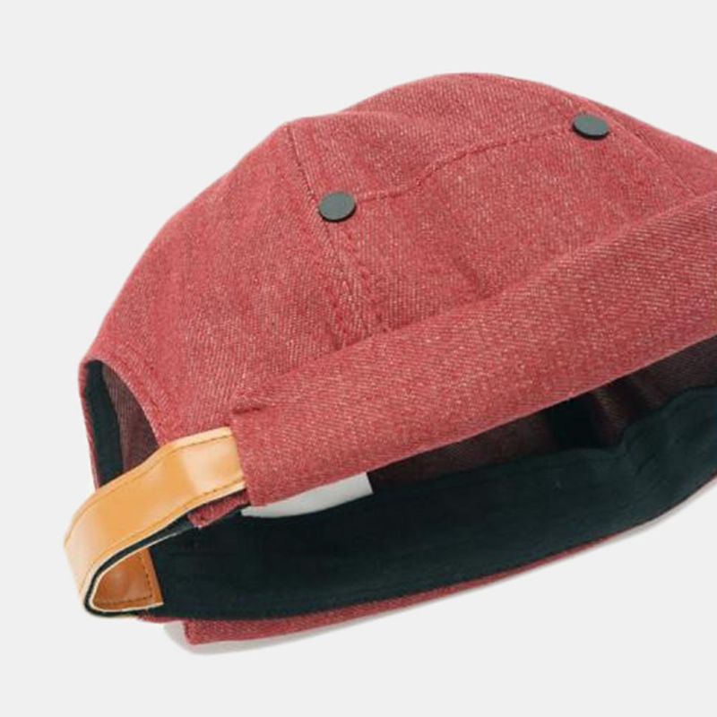 Unisex-personlighet Brättelösa Hattar Enfärgad Brevbroderi Hyresvärd Hatt Melonhatt Hip Hop-hatt