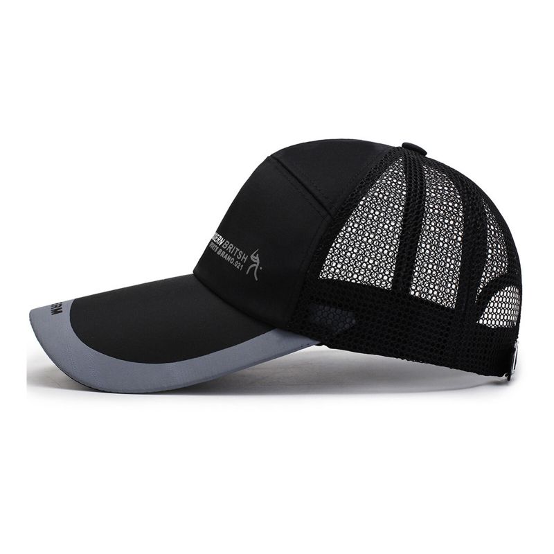 Unisex Polyester Casual Utomhus Andas Justerbar Snabbtorkande Solskydd Peaked Caps Baseball Hattar