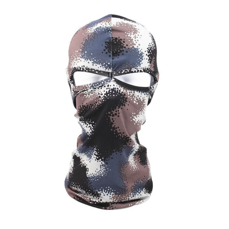 Unisex Polyester Kamouflage Casual Outdoor Ridning Vindtät Solskydd Halsskydd Ansiktsmask Mössmössor