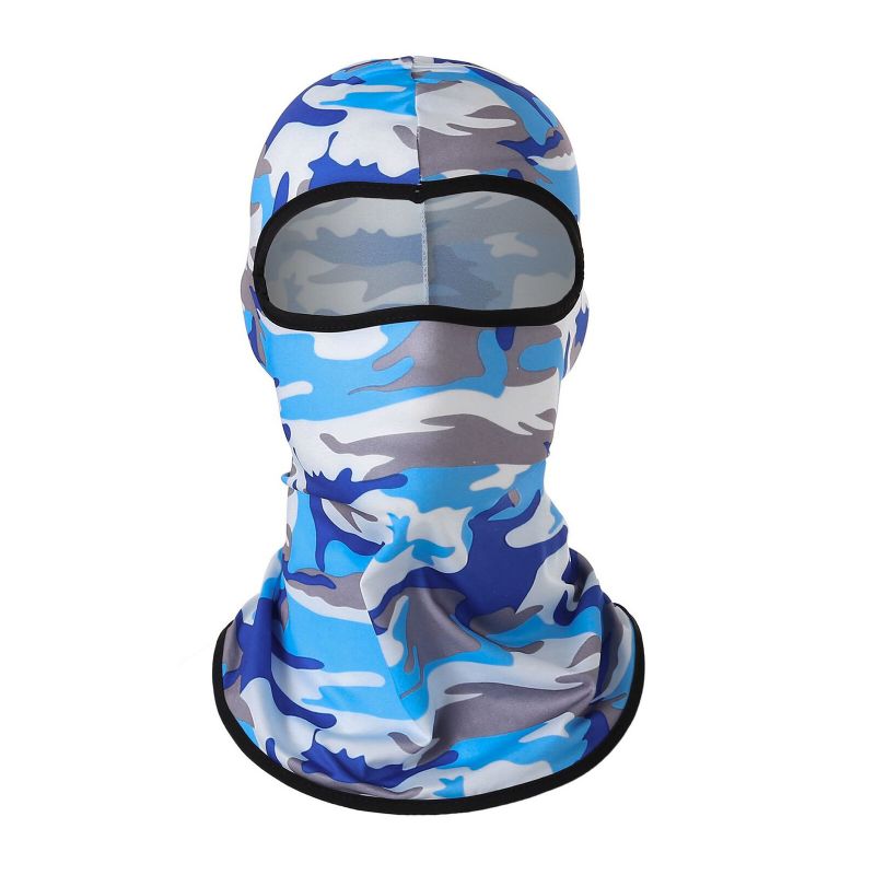 Unisex Polyester Kamouflage Casual Utomhusridning Andas Vindtät Solskydd Nackskydd Ansiktsmask Mössmössor