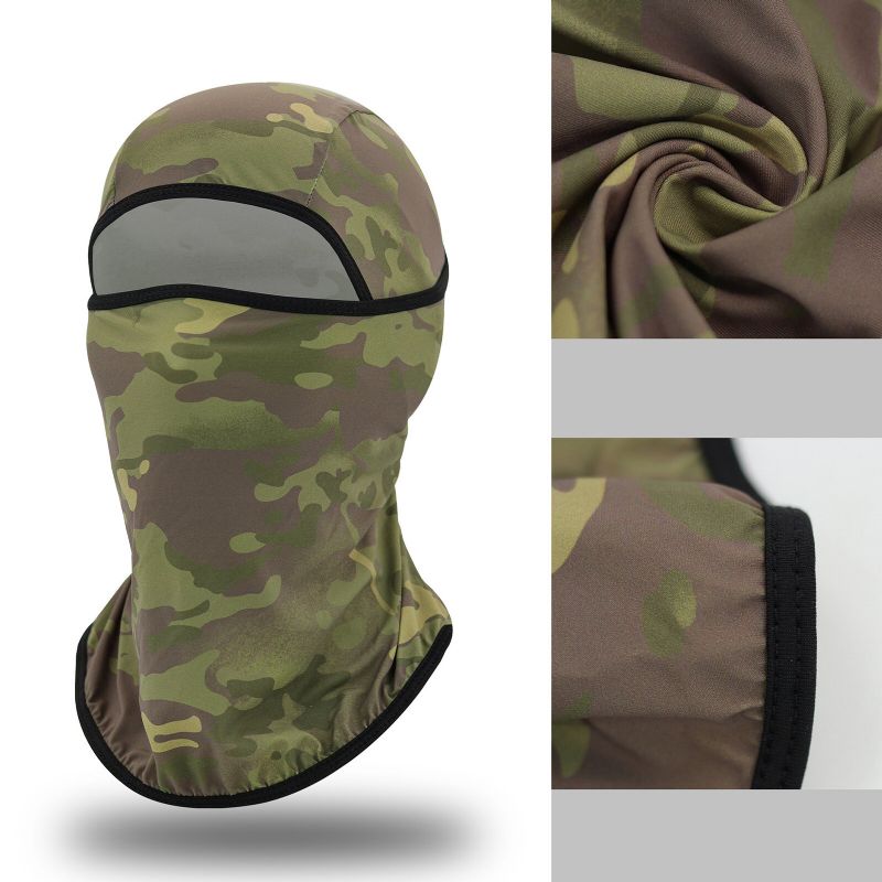 Unisex Polyester Nylon Fritidscykling Utomhusridning Andas Vindtät Solskydd Halsskydd Ansiktsmask Mössmössor