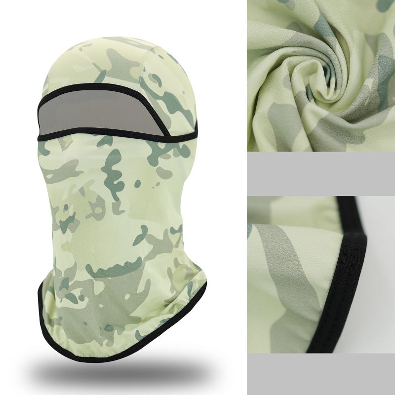 Unisex Polyester Nylon Fritidscykling Utomhusridning Andas Vindtät Solskydd Halsskydd Ansiktsmask Mössmössor