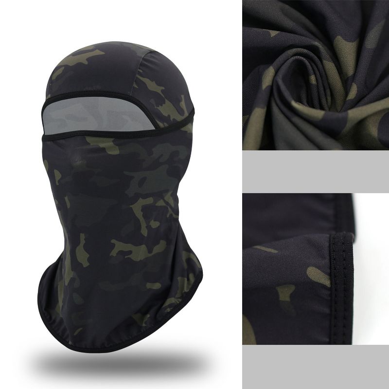 Unisex Polyester Nylon Fritidscykling Utomhusridning Andas Vindtät Solskydd Halsskydd Ansiktsmask Mössmössor