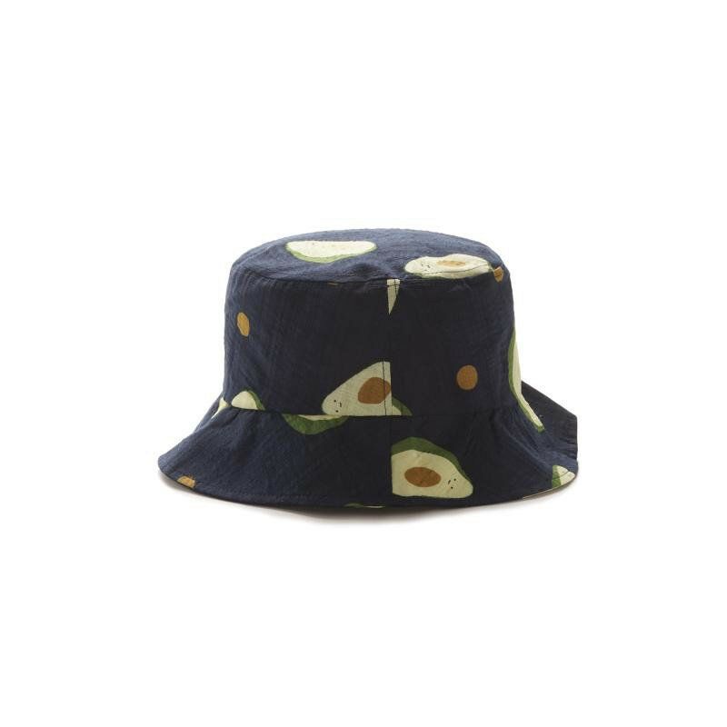 Unisex Sommar Avocado Fisherman Hat Bucket Hat Outdoor Travel Sun Hat