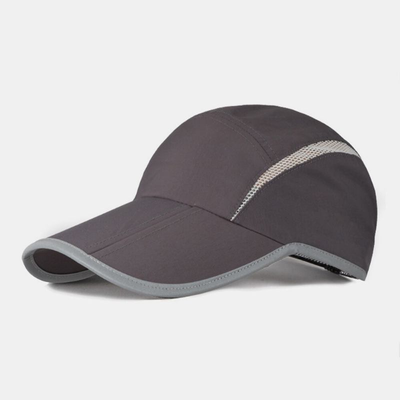 Unisex Sommarsolskydd Uv-skydd Snabbtorkande Hopfällbar Utomhussport Baseballhatt