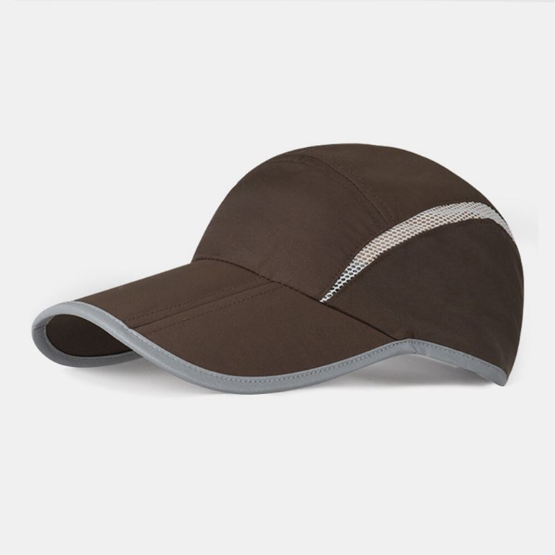 Unisex Sommarsolskydd Uv-skydd Snabbtorkande Hopfällbar Utomhussport Baseballhatt