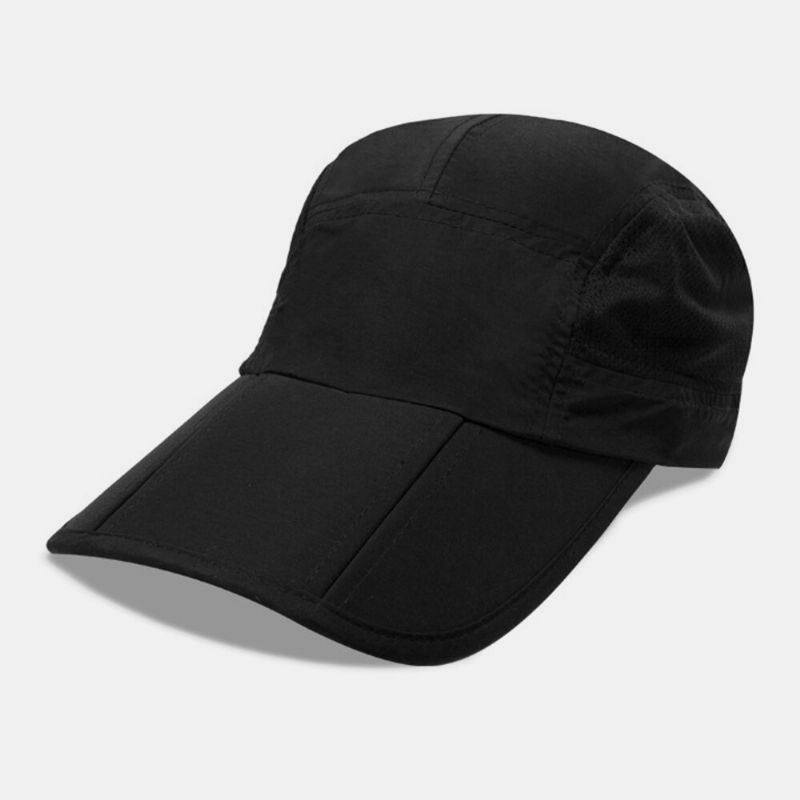 Unisex Sommarsolskydd Uv-skydd Svettabsorberande Snabbtorkande Vikbar Baseballhatt För Utomhussport