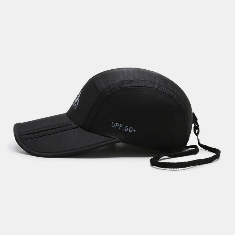 Unisex Ultratunn Snabbtorkande Vikbar Vandringskeps Solskydd Resa Solskydd Vikbar Net Baseballhatt