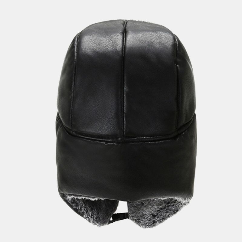 Unisex Vinter Thicken Warm Trapper Hat Avtagbar Mask Gardin Utomhus Vindtät Hörselskydd Rysk Hatt Ushanka Hatt