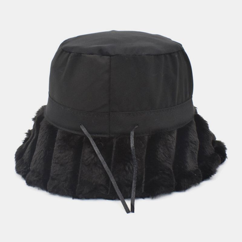 Unsiex Bomull Varm Mjuk Utomhus Casual All-match Enfärgad Bucket Hat