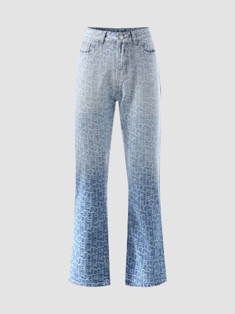 Icon Ombre Print Bomullsjeans