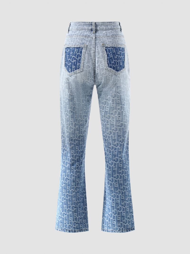 Icon Ombre Print Bomullsjeans