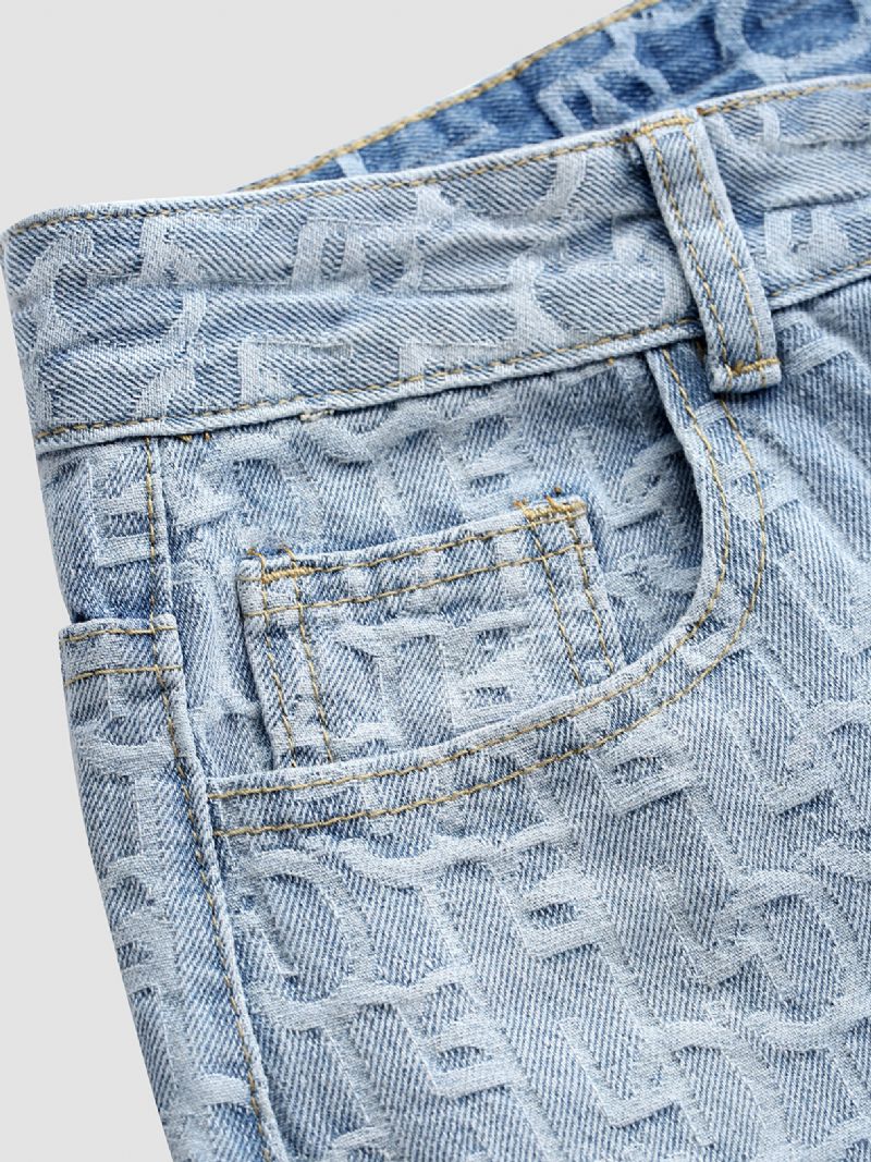 Icon Ombre Print Bomullsjeans