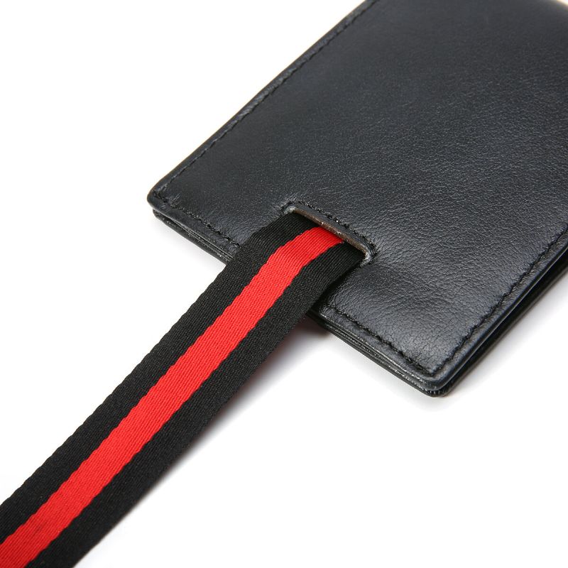 Män Slim Bifold Rfid Blockeringsplånböcker Retro Casual Äkta Läder Kort Kortplats För Flera Kort Korthållare Pengaklämma