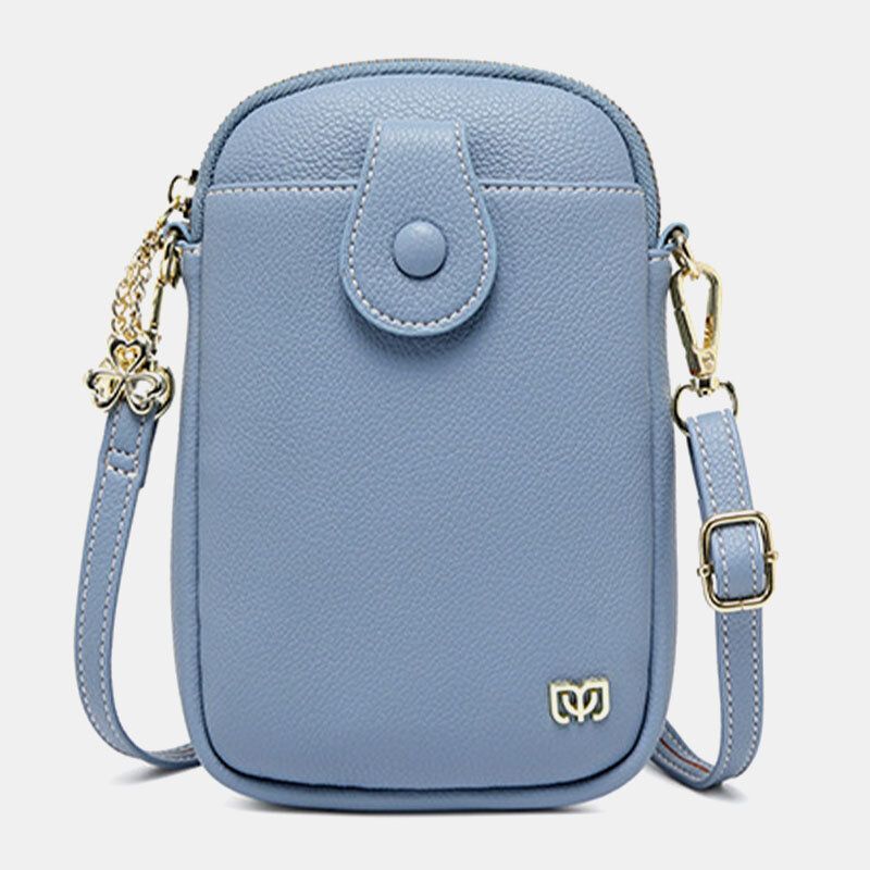 Dam 63 Tums Iphone Solid Vattentät Crossbody-väska Telefonväska