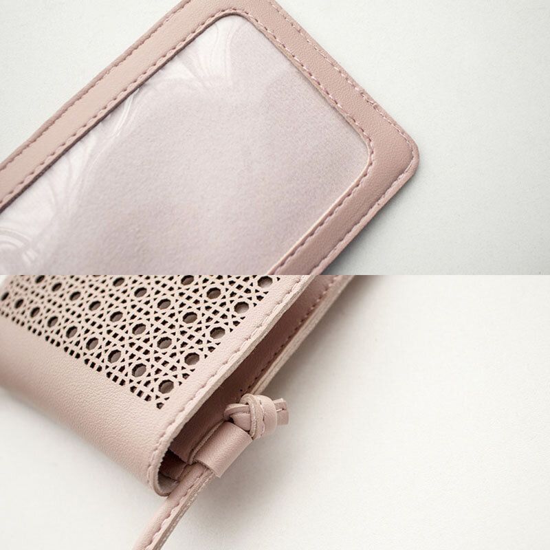 Dam Casual Solid Hollow Out Touch Screen 63 Tums Telefonväska Axelväska Crossbody-väska