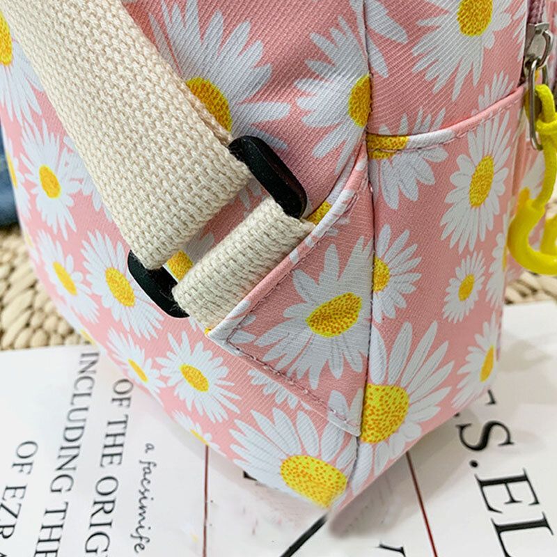 Dam Daisy Printed Casual Chest Bag Crossbody Bag