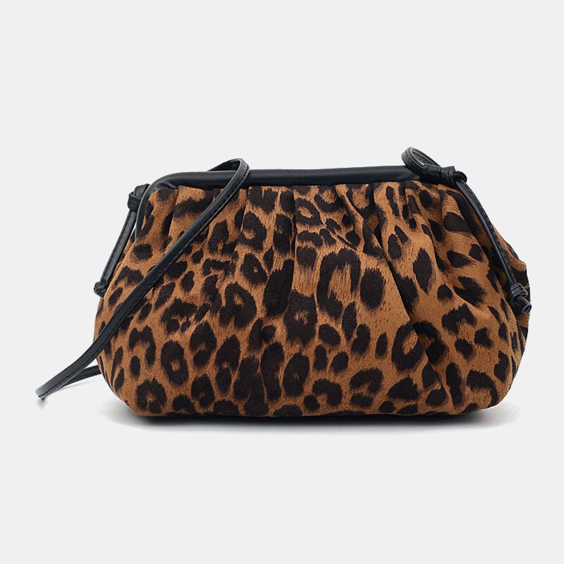 Dam Plyschpåse Crossbody-väska Fashion Cloud Bag Axelväska