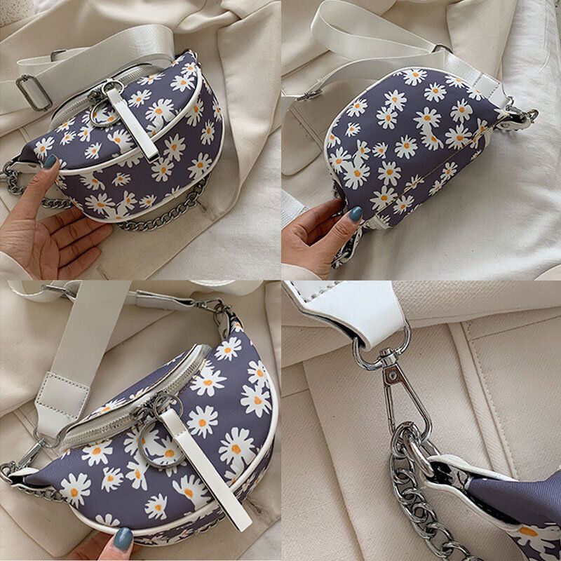 Dam Pu Summer Small Daisies Chest Bag