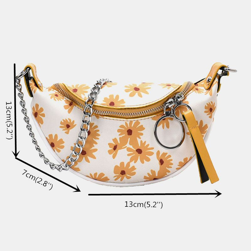 Dam Pu Summer Small Daisies Chest Bag