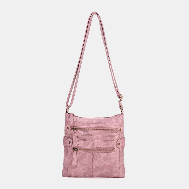 Dam Vattentät Multi-pocket Anti-stöld Crossbody Bag Axelväska