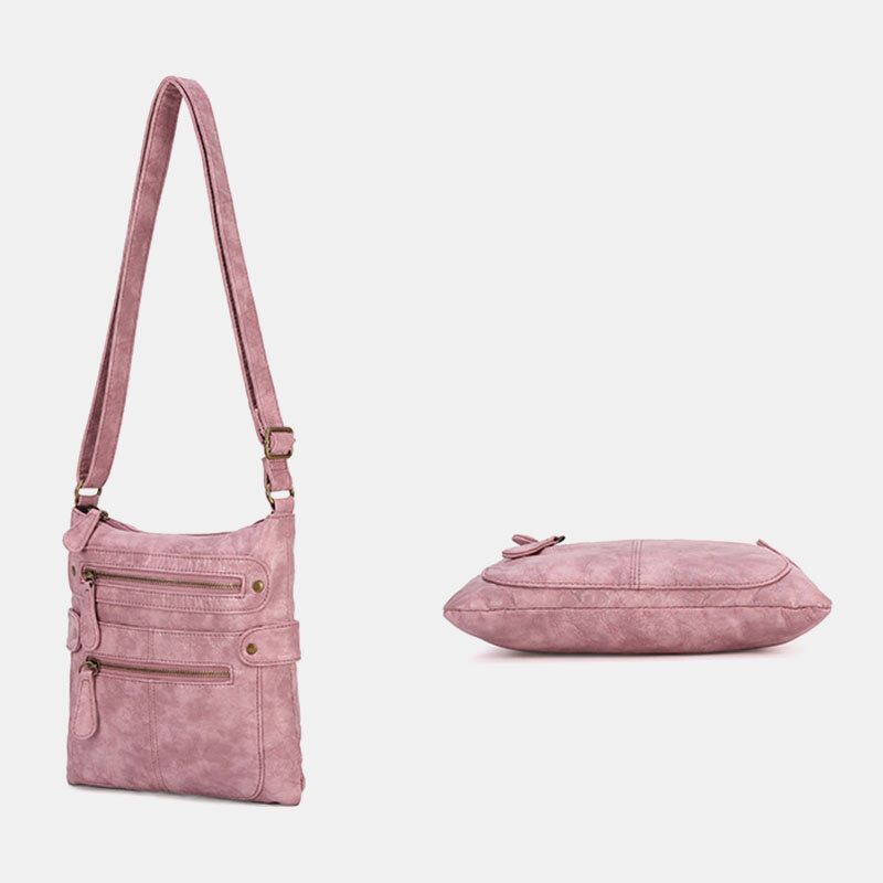 Dam Vattentät Multi-pocket Anti-stöld Crossbody Bag Axelväska