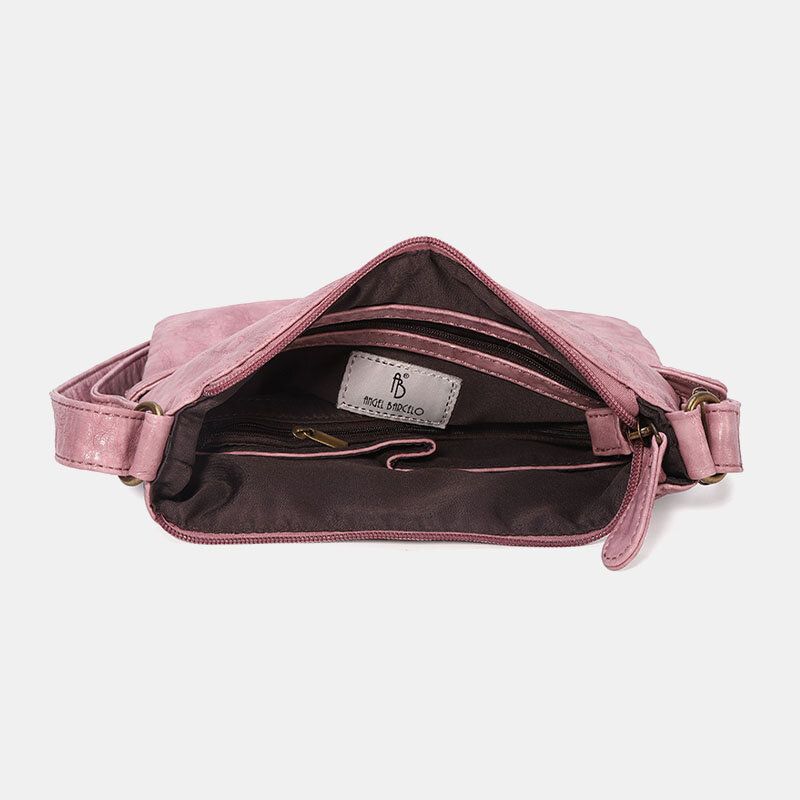 Dam Vattentät Multi-pocket Anti-stöld Crossbody Bag Axelväska