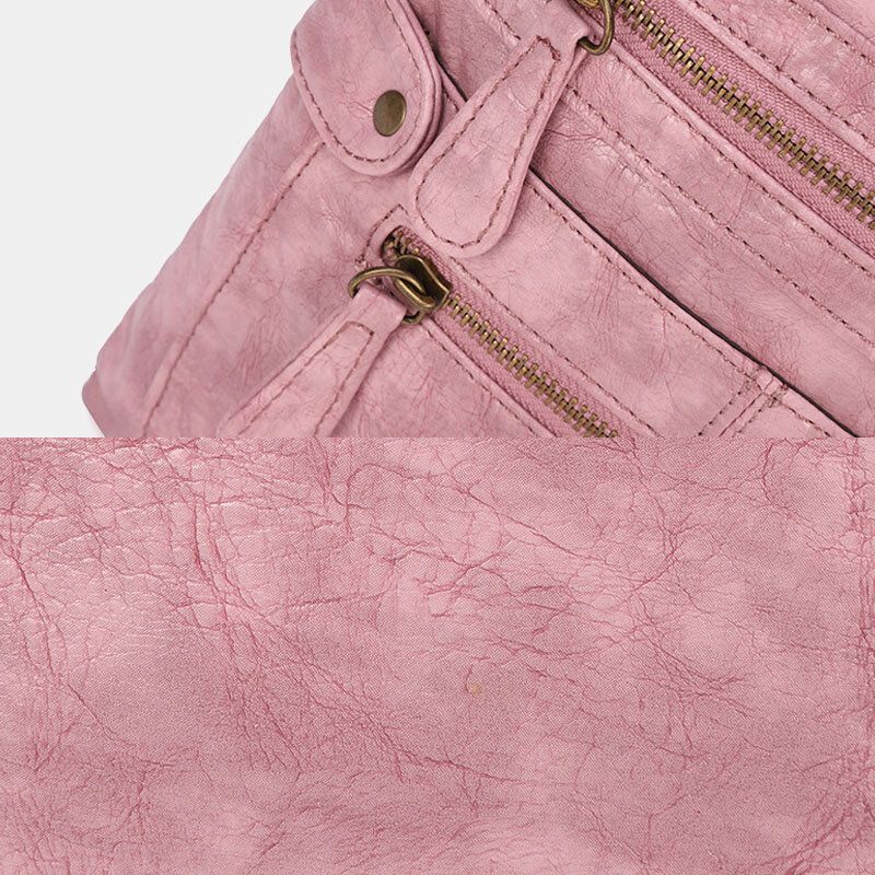 Dam Vattentät Multi-pocket Anti-stöld Crossbody Bag Axelväska