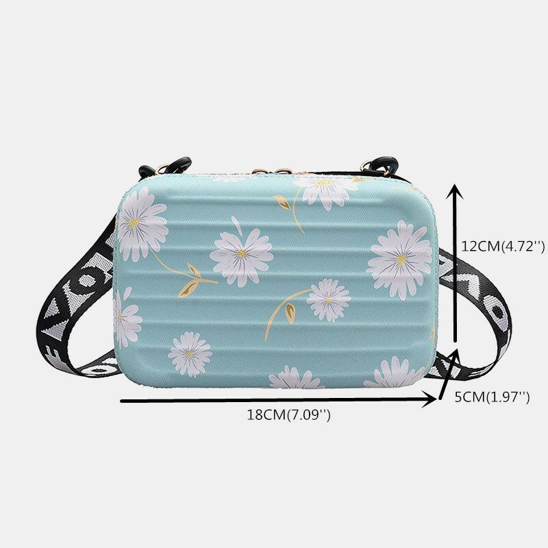 Dammode Axelväska Crossbody Bag Flower Bag