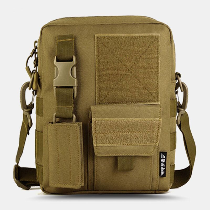 Herr Camo Mönster Multifunktion Stor Kapacitet Utomhusresor Taktisk Väska Crossbody-väska Axelväska Fyrkantig Väska