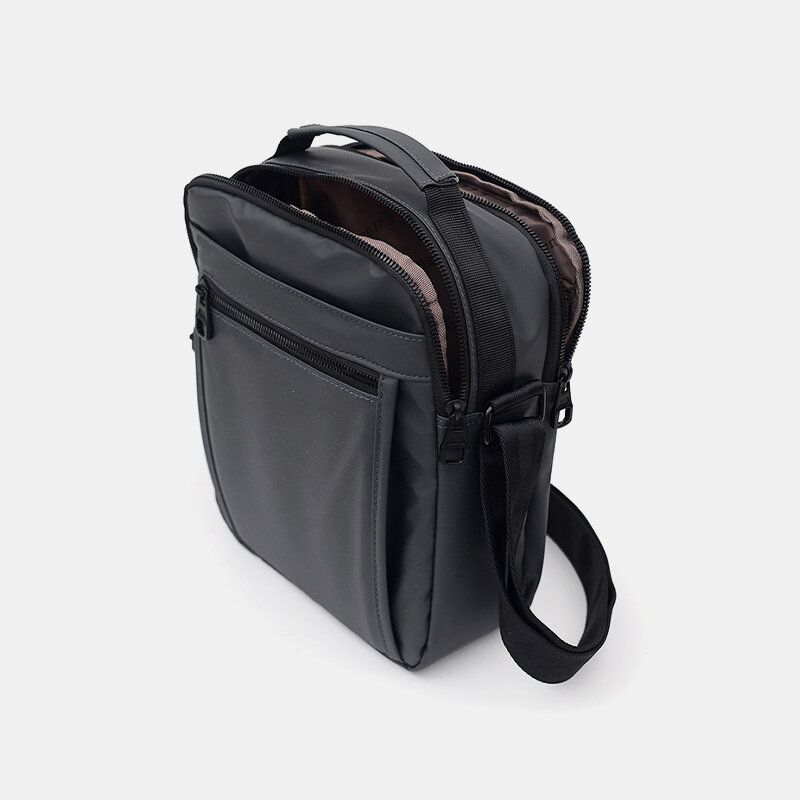 Herr Nylon Lättvikt Casual Outdoor Travel Multi-carry Axelväska Crossbody Bag