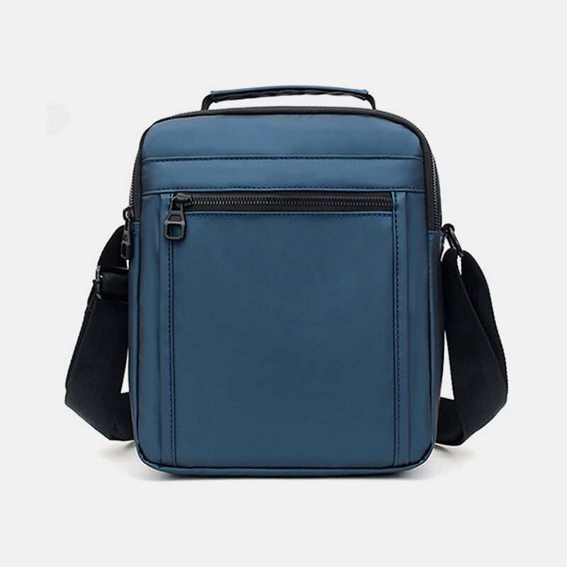 Herr Nylon Lättvikt Casual Outdoor Travel Multi-carry Axelväska Crossbody Bag