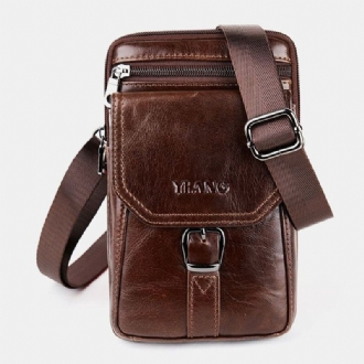 Herr Vintage Axelväska Crossbody Bag Midjeväska Telefonväska