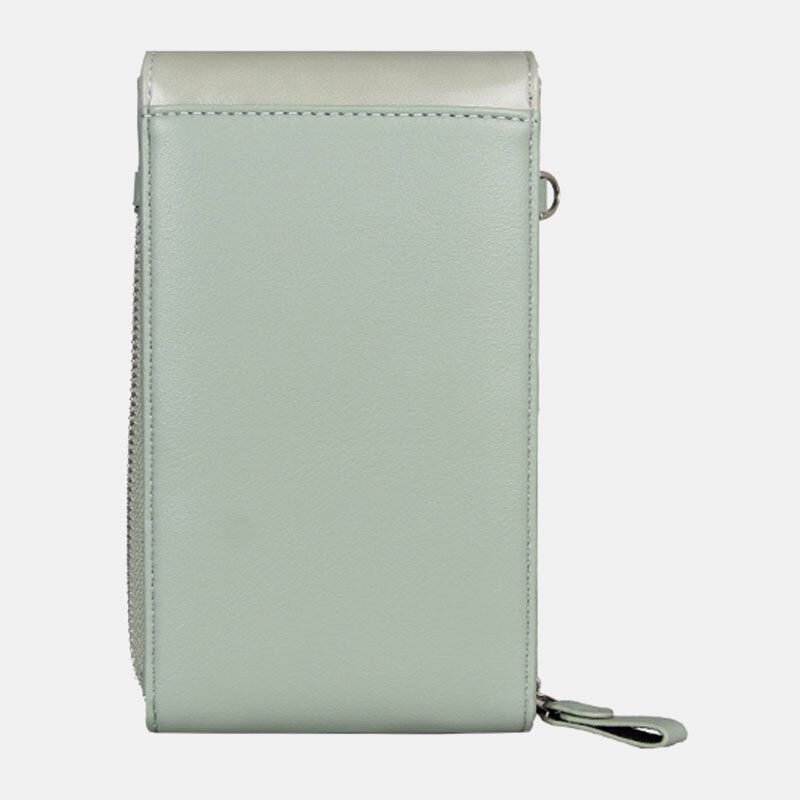 Kvinnor 8 Kortplatser Telefonväska Solid Crossbody-väska Axelväska