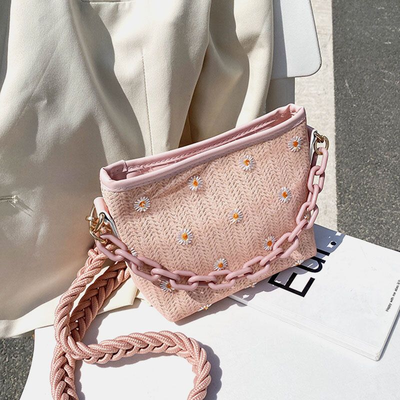 Kvinnor Resehalm Daisy Handväska Crossbody Bag Axelväska