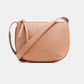 Kvinnor Solid Pu Crossbody-väska Armhålaväska