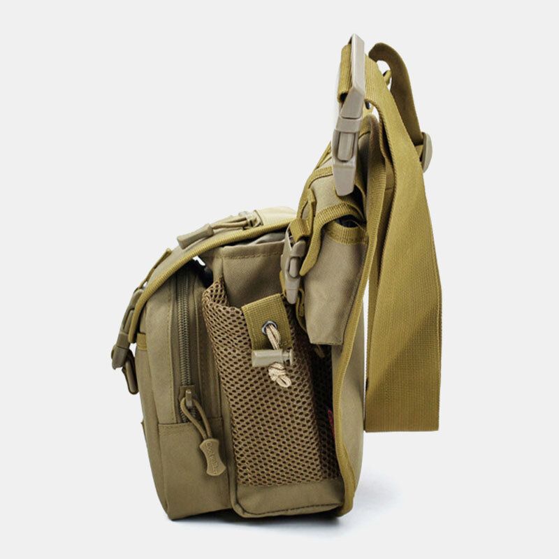 Män Oxford Utomhus Ridning Sport Camo Vattentät Crossbody-väska Med Stor Kapacitet Midjeväska Sadelväska