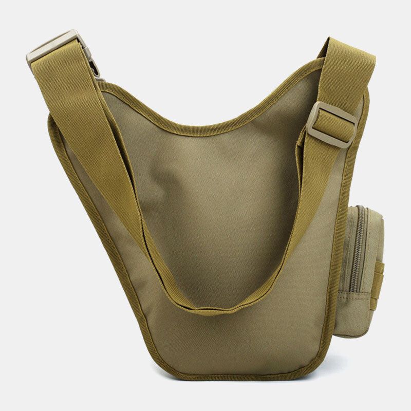 Män Oxford Utomhus Ridning Sport Camo Vattentät Crossbody-väska Med Stor Kapacitet Midjeväska Sadelväska