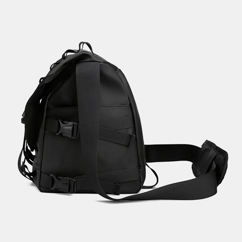 Unisex Justerbar Axelrem I Nylon Flerfickor Crossbody-väskor Casual Rygg Stöldskyddsficka Messenger Bag Axelväska