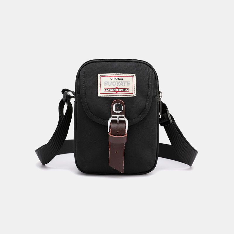 Unisex Nylon Mini Lätt Att Bära Casual Axelväska Cross Body Bag