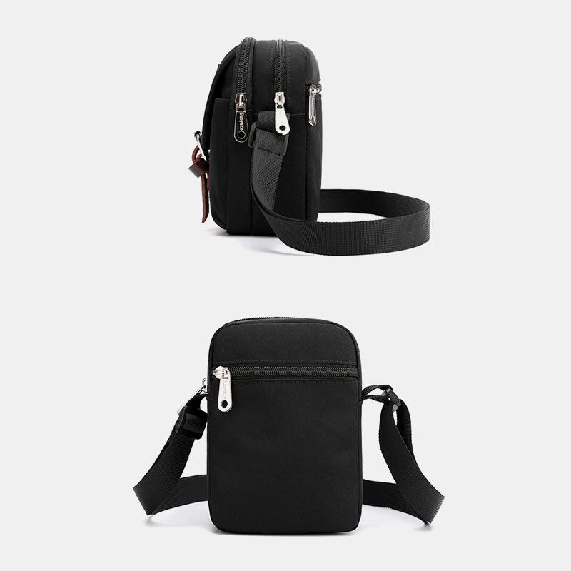 Unisex Nylon Mini Lätt Att Bära Casual Axelväska Cross Body Bag