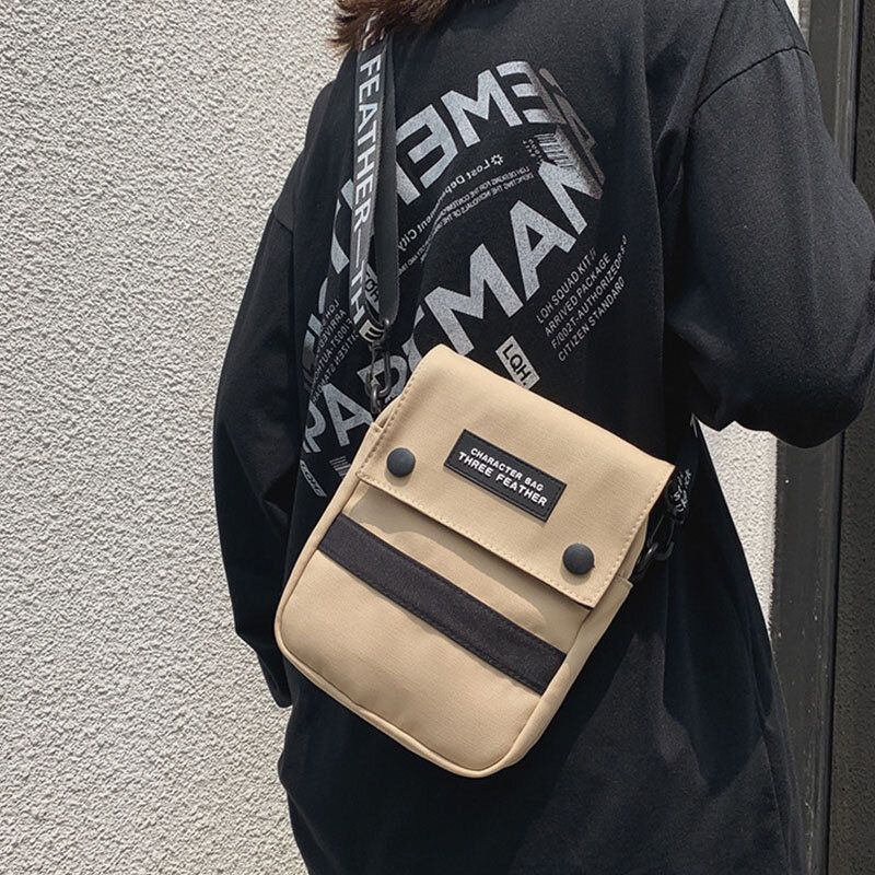 Unisex Nylon Mini Mode Casual Outdoor Hip-hop Crossbody Bag Axelväska