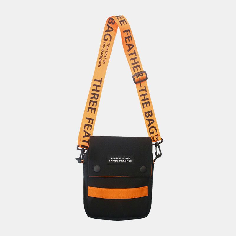 Unisex Nylon Mini Mode Casual Outdoor Hip-hop Crossbody Bag Axelväska