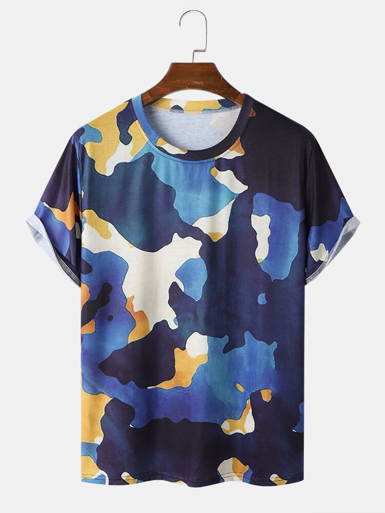 Herr Camo Hem Cuff Graceful Leisure Alla Matchade T-shirts