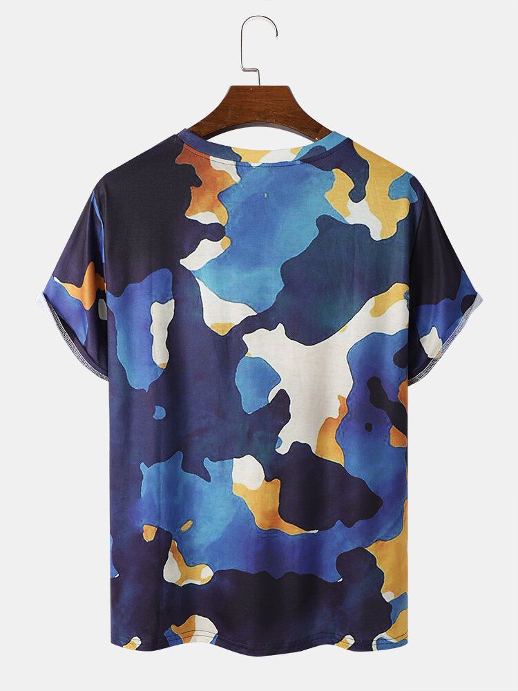 Herr Camo Hem Cuff Graceful Leisure Alla Matchade T-shirts